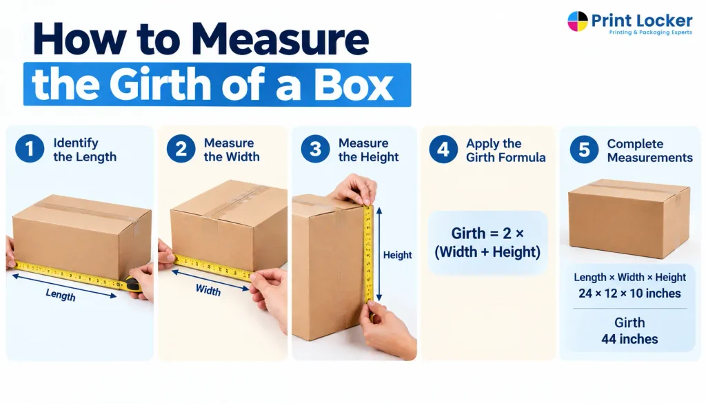 How to Measure the Girth of a Box