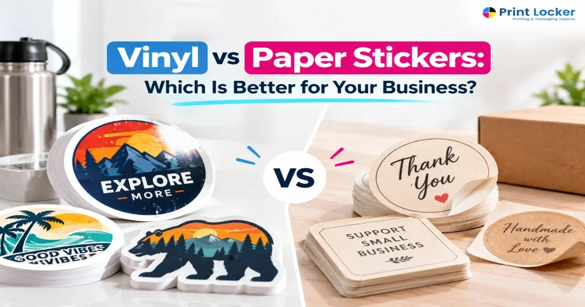 Vinyl vs Paper Stickers