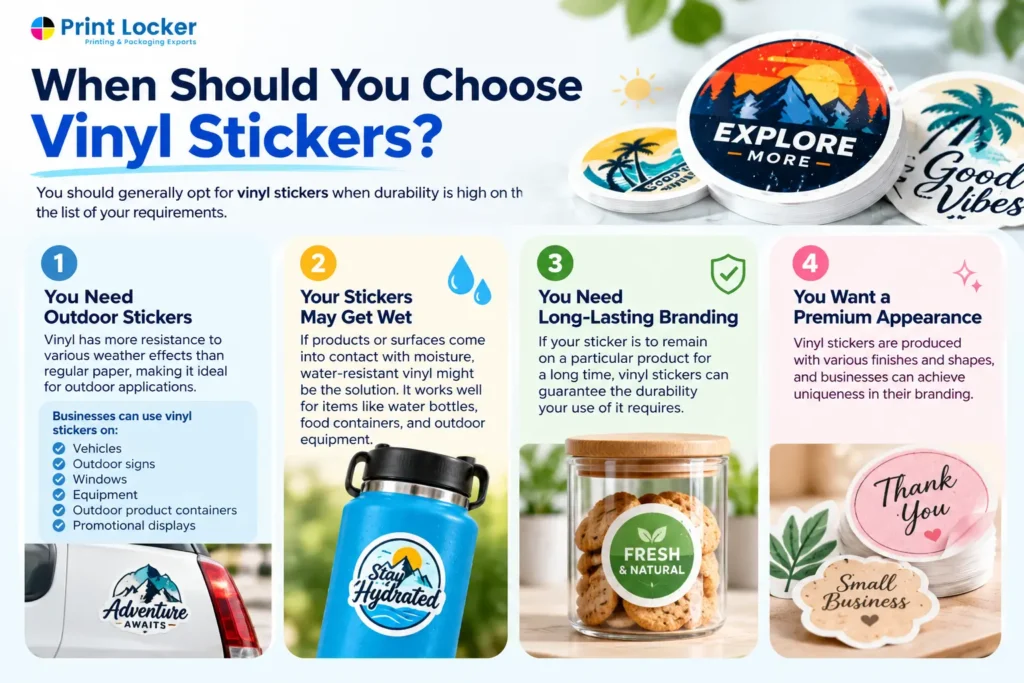 When Should You Choose Vinyl Stickers