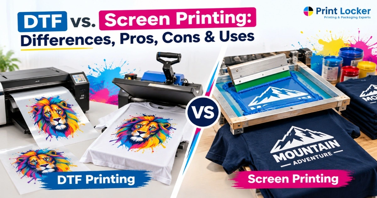 DTF vs. Screen Printing