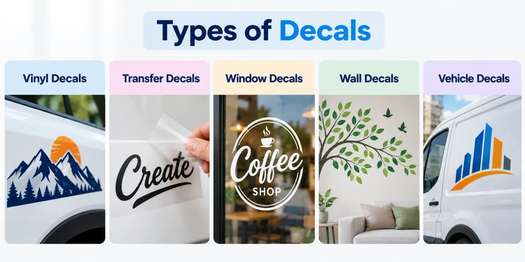 Types of Decals