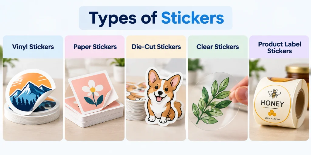 Types of Stickers