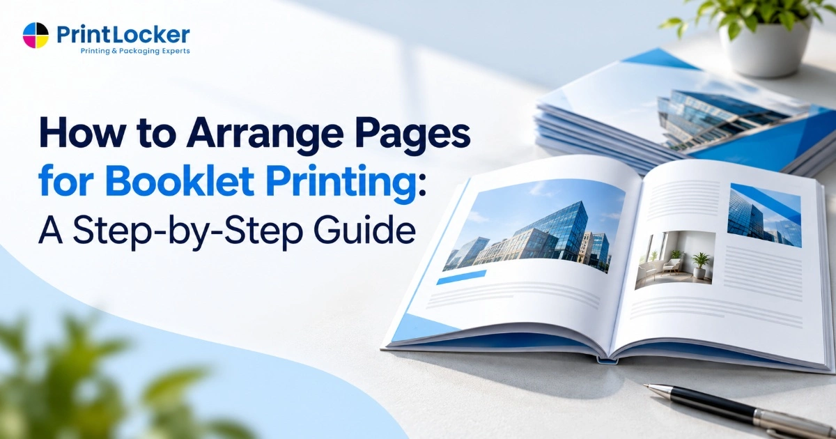 How to arrange pages for booklet printing